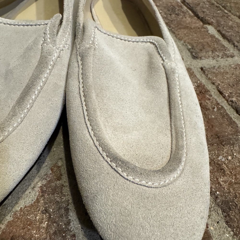 Le Monde Beryl Lo Boy Suede Loafer Women's Gray Size 38 #246 - Picture 12 of 16